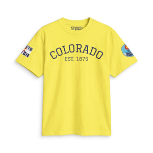 Limited Edition - Colorado 150 T-Shirt | State Flag Sleeve Graphics