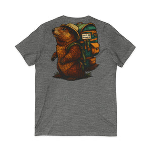 Milo the Colorado Marmot Unisex Tee Shirt, Nature Animal Lover Gift, Outdoor Enthusiast Shirt, StateThirtyEight Mascot Shirt, Wildlife