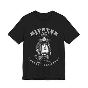 Hipster Marmot T-Shirt - Colorado Souvenir - Trendy Wildlife Tee - Urban Style - State 38 Trading Company - Exclusive Design on Etsy