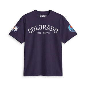Limited Edition - Colorado 150 T-Shirt | State Flag Sleeve Graphics