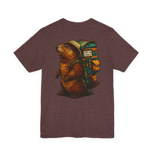 State Thirty Eight Colorado Logo Tee, Unisex Jersey Short Sleeve Shirt, Marmot Design, Mountain Lover Gift, Colorado Wildlife Shirt, Outdoor