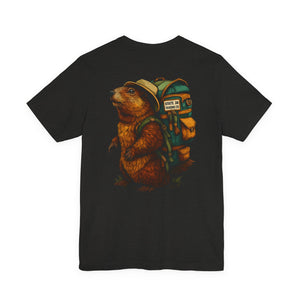 State Thirty Eight Colorado Logo Tee, Unisex Jersey Short Sleeve Shirt, Marmot Design, Mountain Lover Gift, Colorado Wildlife Shirt, Outdoor