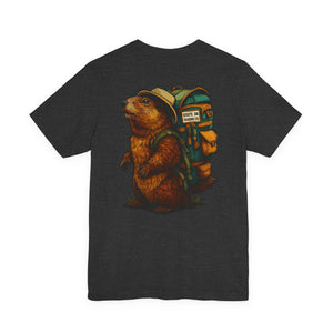State Thirty Eight Colorado Logo Tee, Unisex Jersey Short Sleeve Shirt, Marmot Design, Mountain Lover Gift, Colorado Wildlife Shirt, Outdoor