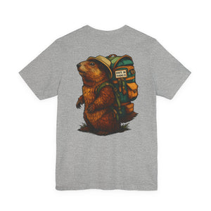 State Thirty Eight Colorado Logo Tee, Unisex Jersey Short Sleeve Shirt, Marmot Design, Mountain Lover Gift, Colorado Wildlife Shirt, Outdoor