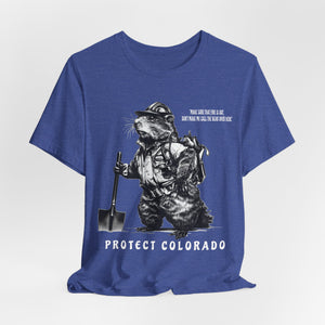 Protect Colorado Firefighting Marmot T-Shirt - Wildland Firefighter Tribute - Nature Souvenir - State 38 Trading Company - Etsy Exclusive