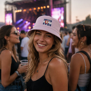 State Forty Eight Bucket Hat — Colorado Flag Patch Outdoor Sun Hat