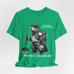 Protect Colorado Firefighting Marmot T-Shirt - Wildland Firefighter Tribute - Nature Souvenir - State 38 Trading Company - Etsy Exclusive