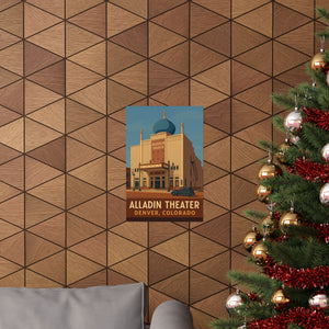 Fan Art, Alladin Theater, Home Décor, Gift for Art Lovers, Modern Wall Art, Retro Style