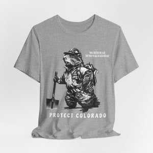 Protect Colorado Firefighting Marmot T-Shirt - Wildland Firefighter Tribute - Nature Souvenir - State 38 Trading Company - Etsy Exclusive