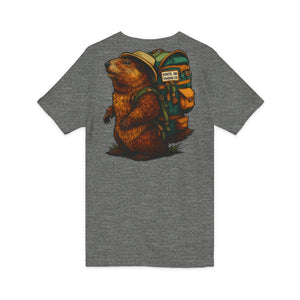Milo the Colorado Marmot Unisex Tee Shirt, Nature Animal Lover Gift, Outdoor Enthusiast Shirt, StateThirtyEight Mascot Shirt, Wildlife