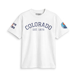 Limited Edition - Colorado 150 T-Shirt | State Flag Sleeve Graphics