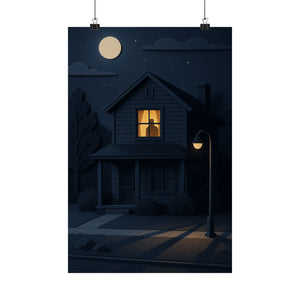 Papercraft, Watcher in the Window, Montrose, Colorado, Home Décor, Gift for Art Lovers, Modern Wall Art