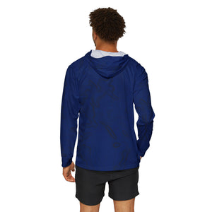 State Thirty Eight - Colorado - Topography - Outdoor Hoodie - Blue