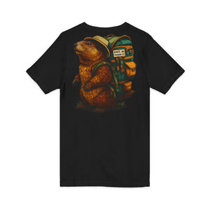 Milo the Colorado Marmot Unisex Tee Shirt, Nature Animal Lover Gift, Outdoor Enthusiast Shirt, StateThirtyEight Mascot Shirt, Wildlife