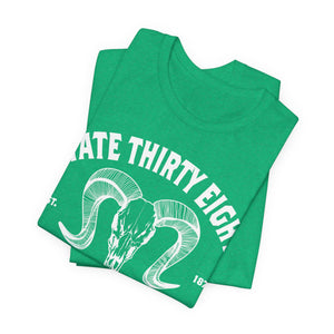 Fort Collins College - State Thirty Eight T-Shirt, Colorado State University Tee, Unisex Jersey Shirt, Ram Pride Apparel, College Football Fan Gift