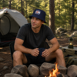 State Forty Eight Bucket Hat — Colorado Flag Patch Outdoor Sun Hat