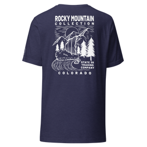 Rocky Mountain Collection - Mountain Scene Back - Unisex t-shirt
